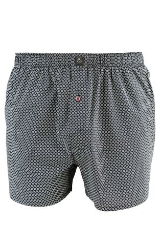 Black Geo Woven Boxers Four Pack